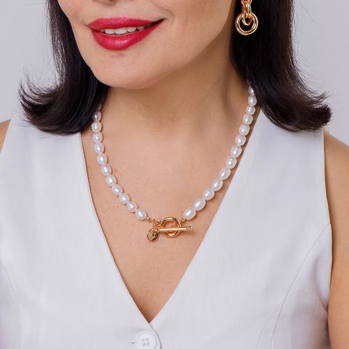 Колье Fiore Luna String of Pearls Togl, BL4513 G фото 4