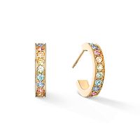 Серьги Coeur de Lion Multicolour Pastel Gold, 0127/21-1590