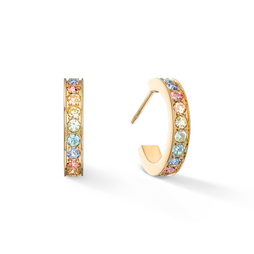 Серьги Coeur de Lion Multicolour Pastel Gold, 0127/21-1590