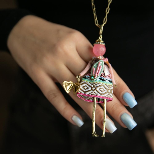 Подвеска Miamelie, кукла Надия, MiA-2602-CL8141 золотистый фото 4