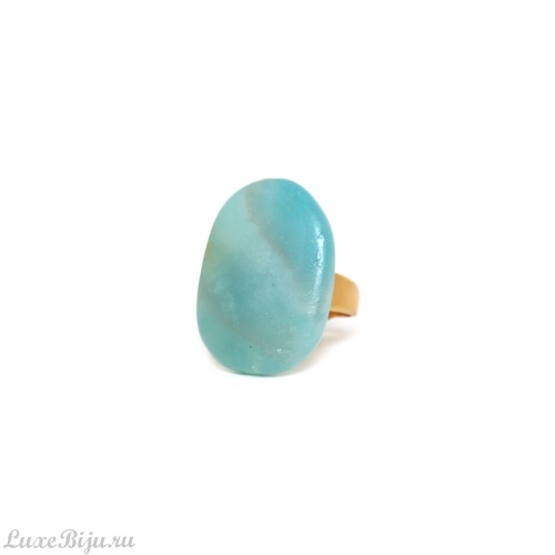 Кольцо Nature Bijoux, Honolulu, разъемное, с амазонитом, NB24.1-19-25115 голубой