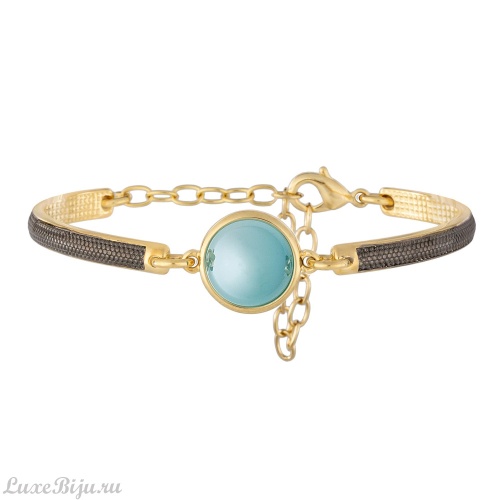 Классический браслет Pearl Blue Sky Agate C1363.21 BL/G