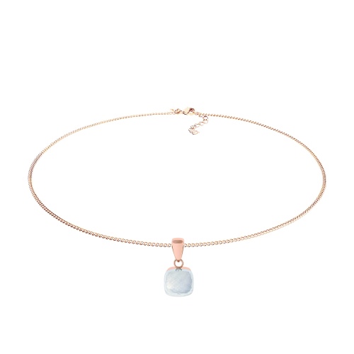 Колье Qudo Firenze arctic blue opal, 400368.1 BL/RG фото 6