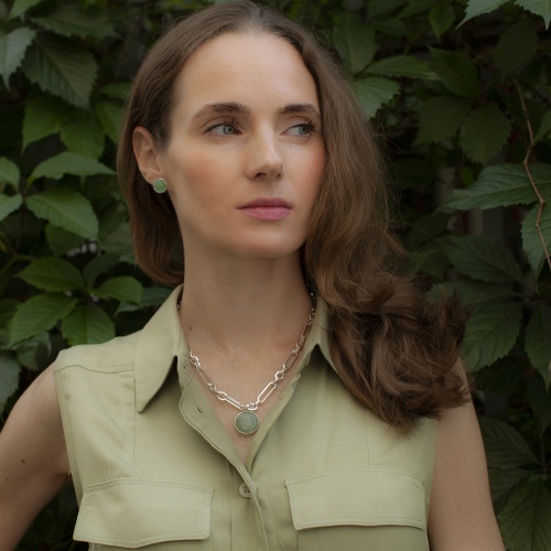 Колье Fiore Luna GREEN AVENTURINE, LN5150 G/S фото 3