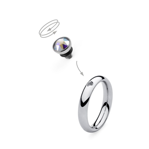 Шарм Qudo Bottone crystal aurora boreale фото 5
