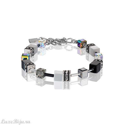 Браслет Coeur de Lion White-Grey 4014/30-1412