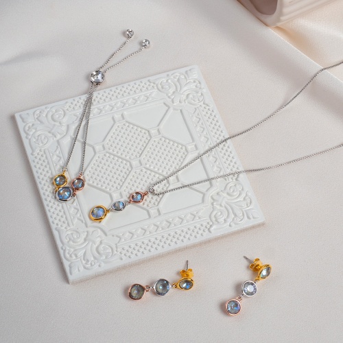 Браслет Fiore Luna Gray colors (Crystal, Grey, Black diamond), C2101SW-B01.3 BW/MIX фото 2