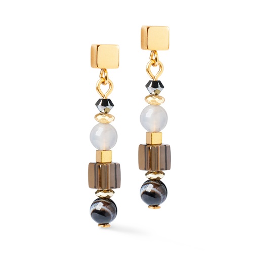 Серьги Coeur de Lion Brown-Grey, 4347/21-1112