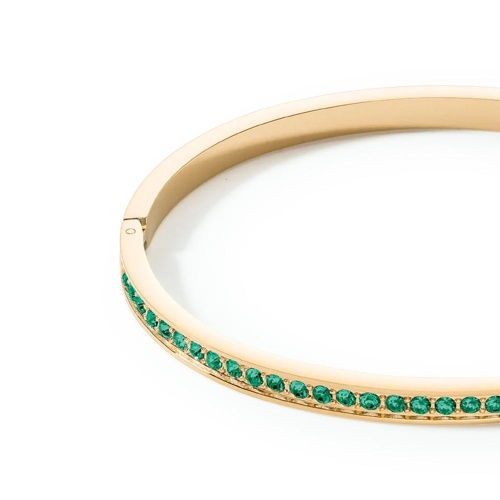 Браслет Coeur de Lion Dark Green-Gold 19 см, 0127/37-0549 фото 4