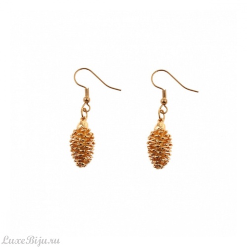 Серьги Ester Bijoux Сосновые Шишки SH1C-RG BR