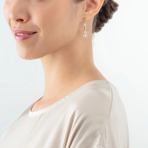 Пусеты Coeur de Lion White-Gold, 3018/21-1416 фото 6