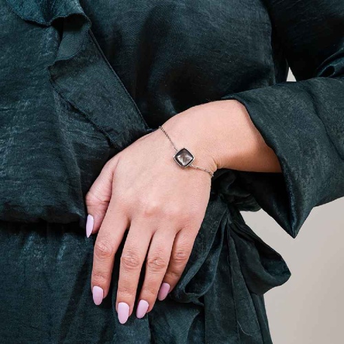 Браслет Fiore Luna Куб SHELL, CB02914-1 BW/S фото 2