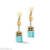 Серьги Coeur de Lion Turquoise-Gold, 2838/21-0616