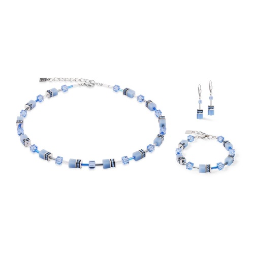 Серьги Coeur de Lion Blue-Silver, 4020/20-0717 фото 5