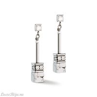 Серьги Coeur de Lion White, 3035/21-1400
