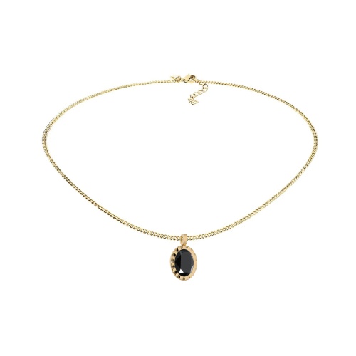 Колье Qudo TIVOLA UNICA big (G/P) Jet 3cm, 420513 фото 6