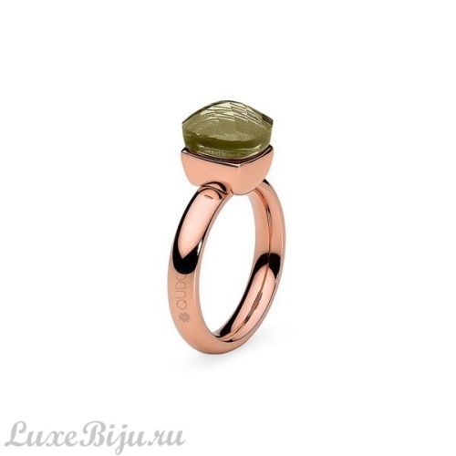 Кольцо Qudo Firenze olivine 17.2 мм, 610783 G/RG