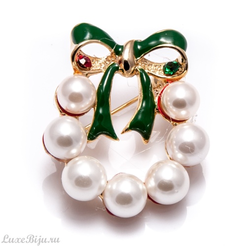 Брошь Moon Paris Christmas MCH-1710-029_4234