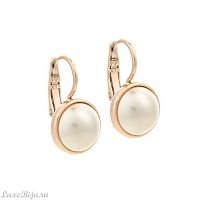 Серьги Fiore Luna Pearl A2010PE-E01.1 BW/RG
