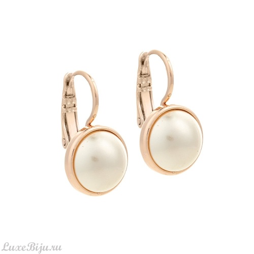 Серьги Fiore Luna Pearl A2010PE-E01.1 BW/RG