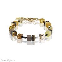 Браслет Coeur de Lion Brown-Yellow 2838/30-1101
