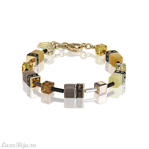 Браслет Coeur de Lion Brown-Yellow 2838/30-1101
