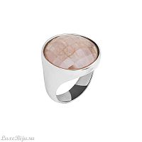 Кольцо Possebon  quartz rose 18 мм