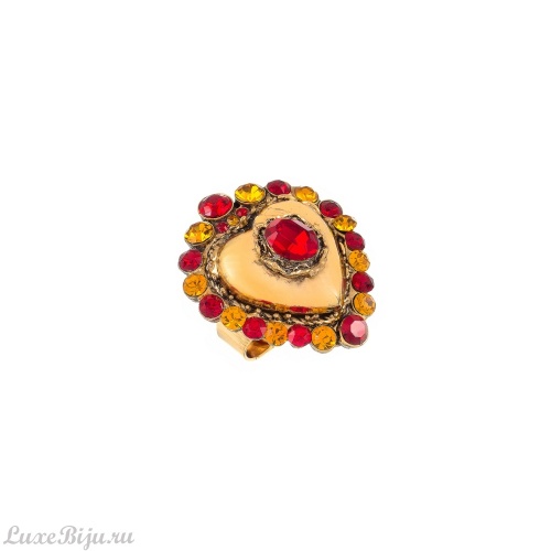 Кольцо Celeste G, с сердцем и кристаллами Swarovski, CS26.1-1107 красный