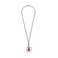 Колье Alcozer&J, с кошачьим глазом и лазуритом, AL-C38BK25N-R лиловый