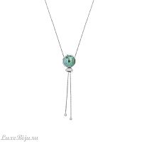 Колье Possebon pearl green quartz