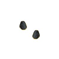 Серьги Katerina Vassou, Happiness, с друзой агата, KV25.1-403170GBLACK черный