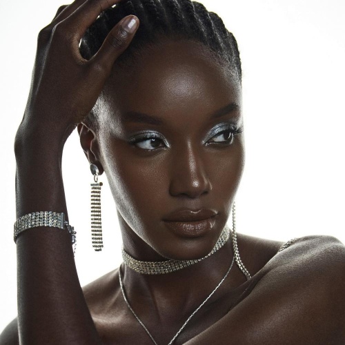 Серьги VIDDA, Eternity, с кристаллами Swarovski, VD23.2-01791 янтарный фото 7