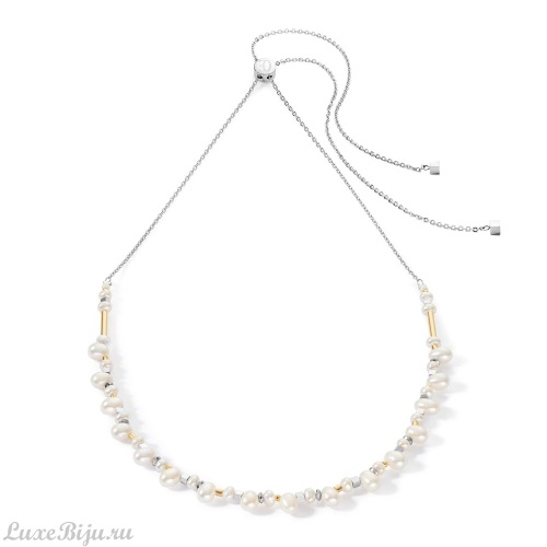  Колье Coeur de Lion White bicolor, 1106/10-1426