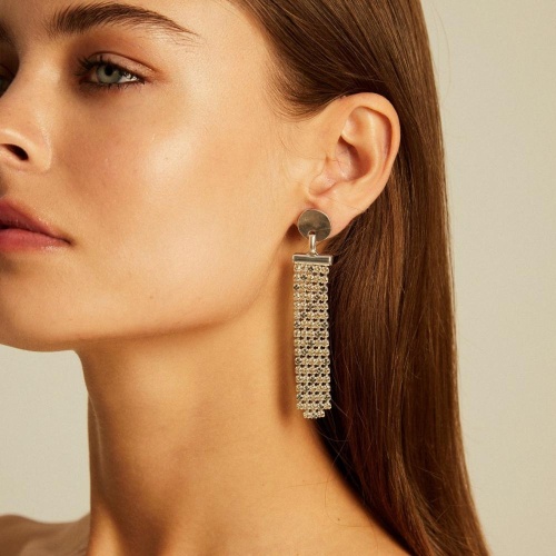 Серьги VIDDA, Eternity, с кристаллами Swarovski, VD23.2-01791 янтарный фото 6