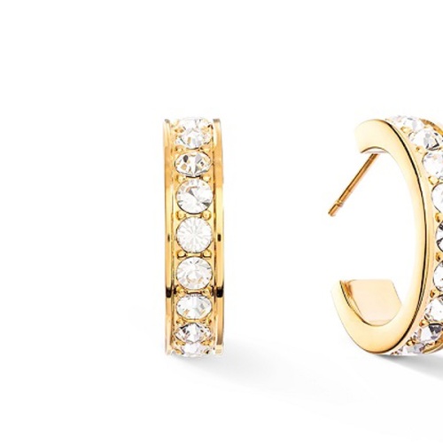 Пусеты Coeur de Lion Crystal-Gold, 0131/21-1816 фото 4