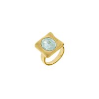 Кольцо VIDDA, Cibeles, с кристаллом Swarovski, VD24.2-01969 мятный, 19