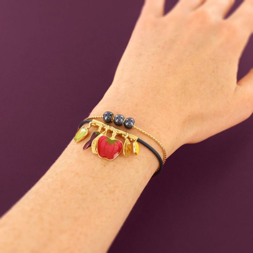 Браслет TARATATA, Paprika, смола, микрошарики, керамические бусины, TT-H25-12319-20M золотистый фото 2