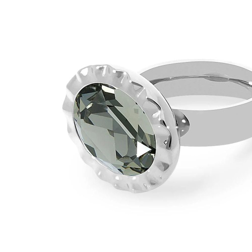 Кольцо Qudo TIVOLA UNICA big (S/P)Black diamond 58, 686532 фото 5