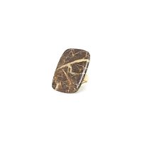Кольцо Nature Bijoux, Komodo, разъемное, с мрамором в смоле, NB25.2-19-25890 коричневый