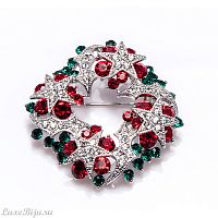 Брошь Moon Paris Christmas MCH-1710-014