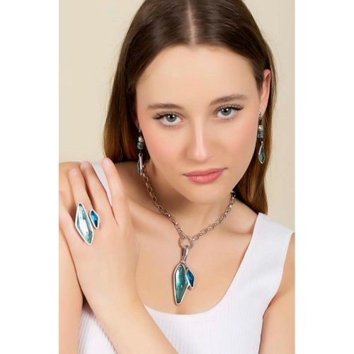 Колье Ciclon, Joux, с муранским стеклом, CN-241810 голубой фото 2