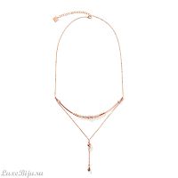 Колье Coeur de Lion Beige-Grey 5048/10-1012