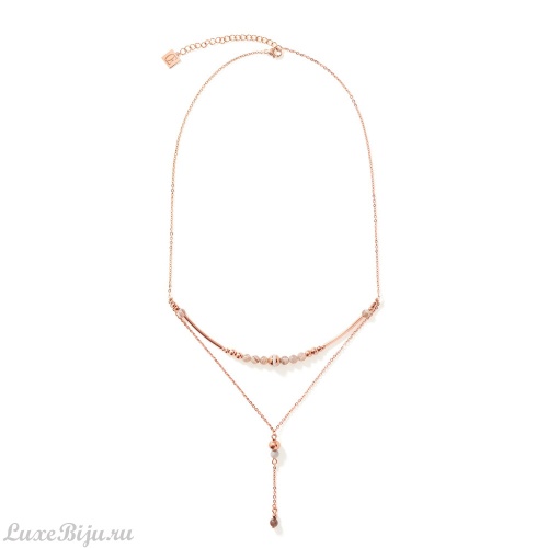 Колье Coeur de Lion Beige-Grey 5048/10-1012