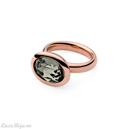 Кольцо Qudo Tivola Black Diamond 18.5 мм 631286/18.5 BW/RG