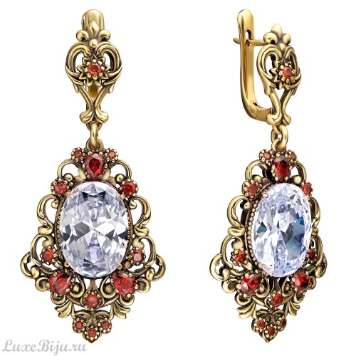 Серьги Fiore di Firenze OR5456 CRYSTAL фото 3