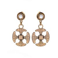 Серьги Alcozer&J, с жемчугом, AL2512-O48EF25 белый