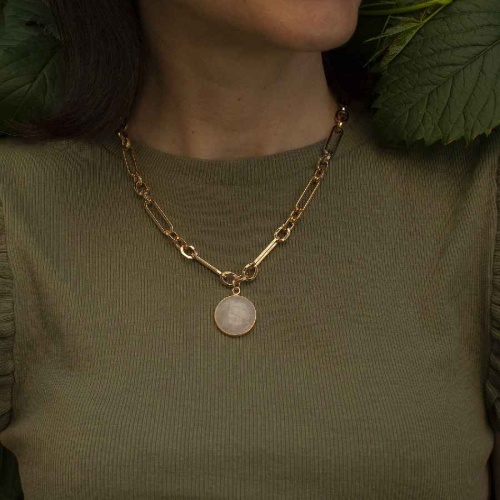 Колье Fiore Luna ROSE QUARTZ, LN5149 R/G фото 2