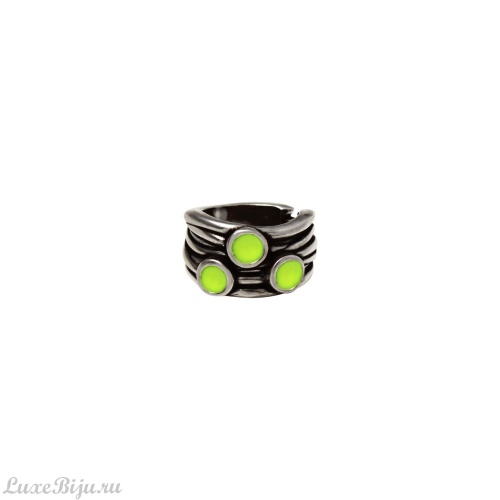 Кольцо Tra-la-ra, Fluor, разъемное, со вставкой из смолы, TLR23-235P302 желтый