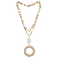 Колье Fiore Luna Perle, LN5107 BW/RG