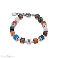 Браслет Coeur de Lion Blue-Brown 4890/30-0711